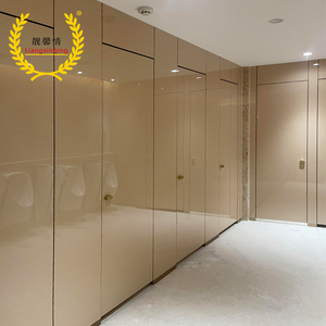 Tablero laminado compacto de panal HPL resistente al agua de diseño moderno Cubículo de inodoro de proveedores comerciales de Guangzhou - Product Image 6