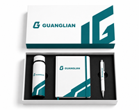 Coffret Cadeau d'Entreprise OEM : Bouteille Isotherme, Carnet A5 en PU, Stylo Bille, Logo Personnalisé, Coffret Cadeau de Bureau, Fabricant Direct