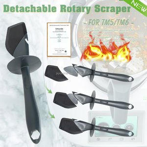 Barre de tige d'agitateur de spatule de grattoir de silicone pour Bimby Vorwerk <span class=keywords><strong>Thermomix</strong></span> TM6 <span class=keywords><strong>TM5</strong></span> TM31 accessoire de pièces de mélangeur de robot culinaire - Product Image 4