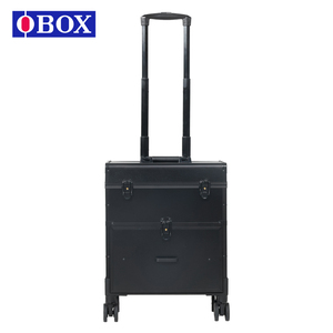 <span class=keywords><strong>OBox</strong></span> Valise de maquillage multicouche personnalisée de grande capacité avec tiroir Valise extérieure multifonctionnelle pour la coiffure - Product Image 4