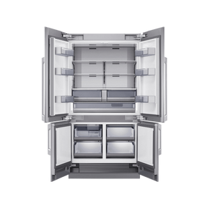 Réfrigérateur compact DACOR DRF425300AP à 42 portes, style porte française, en acier inoxydable, alimentation solaire, sans givre, portable pour hôtels - Product Image 1