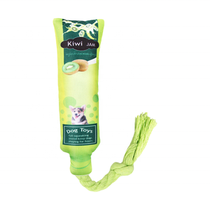 Jouet à mâcher pour animaux de compagnie japonais, ketchup, moutarde, jouet à mâcher pour chat/chien, résistant à l'eau, corde à mâcher en peluche avec nœud - Product Image 3