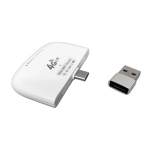 New loại phổ C Cổng USB có thể sạc lại ngân hàng điện thoại di động LTE không dây di động <span class=keywords><strong>Router</strong></span> wifi 4 gam với thẻ Sim - Product Image 3