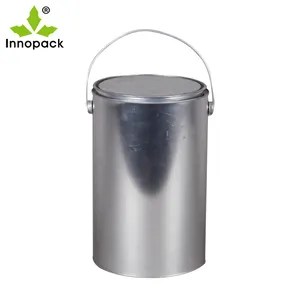 4 lít 1 gallon kim loại sơn tin có thể thùng với thiếc nắp và xử lý