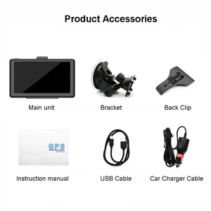 Navigateur GPS portable écran capacitif Navigation 7 pouces avec 256 Mo 16 Go BT AV IN avec cartes 3D gratuites - Product Image 5