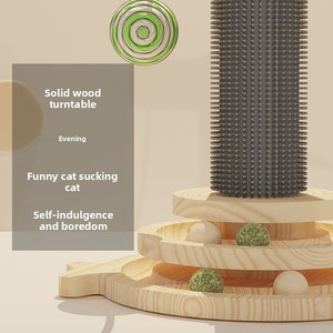 Fournisseur Direct Fabricant Arbre à Chat en Carton avec Matériaux en Laine, Bâton de Jouet Antidérapant et Durable pour Chat, Jouet pour Chaton, Balle Distributrice de Nourriture pour Animaux de Compagnie - Product Image 4
