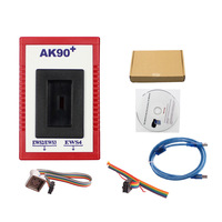 EWS Electric AK90+ : Dernier outil de programmation et de codage de clés antivol avec interface USB 12-24V (Rouge Blanc Noir)