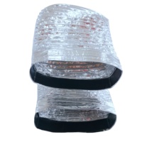 Conduit de papier d'aluminium Ventilation de cuisine Conduit flexible rectangulaire en aluminium