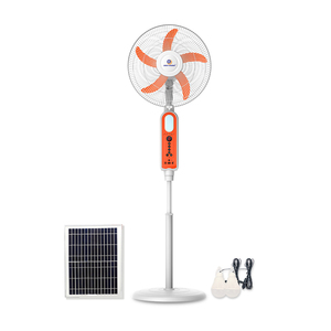 مروحة شمسية للتخييم والطوارئ، مروحة شمسية قائمة بذاتها مع سرعة قابلة للتعديل للتبريد في المنزل والمكتب - Product Image 5