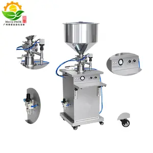 Semi Automatic Cosmetic Cream Filling Machines Liquid 200ml Jam Lotion Paste bottled Filling Machinery Equipment