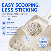 Litière agglomérante écologique pour chats, prix usine, OEM pour animaleries