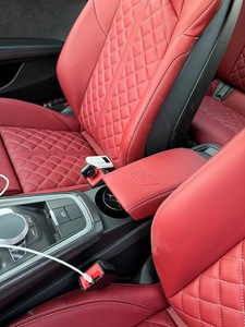 Asiento de carreras deportivo de lujo para coche, cubierta de cuero con Panel de fibra de carbono personalizado, actualización de cubo, asientos RS para <span class=keywords><strong>Audi</strong></span> A3 A4 <span class=keywords><strong>A5</strong></span> A6 A7 Q3 Q5 - Product Image 4