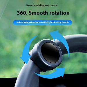 Rotación de 360 grados Universal ABS <span class=keywords><strong>volante</strong></span> de coche Booster Spinner perilla mango de potencia accesorio Interior en forma de <span class=keywords><strong>bola</strong></span> - Product Image 4