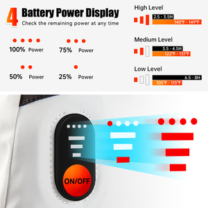 Gants de ski chauffants USB rechargeables Wasoto pour femmes/hommes avec batterie électrique, gants de <span class=keywords><strong>moto</strong></span> pour les mains atteintes d'arthrite - Product Image 3