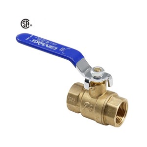 บอลวาล์วทองเหลือง1/2 "-4" 600WOG สำหรับน้ำมันน้ำ bmag CSA ได้รับการรับรองจาก <span class=keywords><strong>FIP</strong></span> x <span class=keywords><strong>FIP</strong></span> - Product Image 6