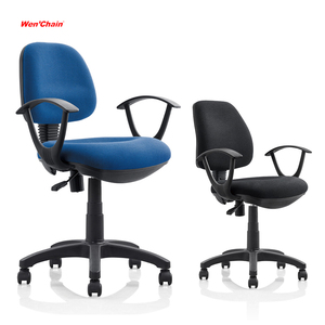 Omfortable-muebles de oficina, silla de <span class=keywords><strong>escritorio</strong></span> oficial <span class=keywords><strong>sin</strong></span> <span class=keywords><strong>ruedas</strong></span>, de tela - Product Image 6