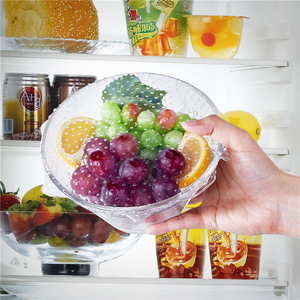 6 Tapas Elásticas de Silicona Reutilizables para Almacenamiento de Alimentos, Aptas para Microondas, Transparentes, Selladas, para Mantener la Comida Fresca en la Cocina - Product Image 4