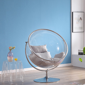 Shangjie Offre Spéciale jardin acrylique balançoire chaise extérieure en acier inoxydable transparent acrylique <span class=keywords><strong>suspendu</strong></span> bulle chaise pour salon - Product Image 4