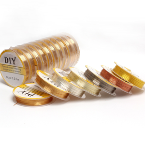 Filo di Rame Placcato per Creazione di Gioielli, Filo Oro e Argento, Accessori per Gioielli Fai-da-Te, Bobina di Filo per Gioielli - Product Image 5