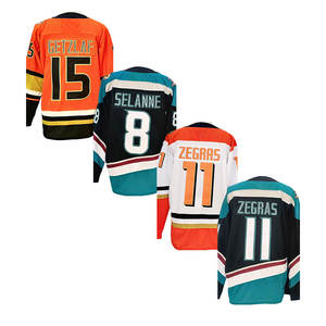 Оптовая продажа: Новая хоккейная форма 2025 года с премиальной строчкой, Анахайм Дакс, номера: 8 Селлен, 9 Кария, 11 Зеграс, 15 Райан Гетцлф, 20 Крейдер - Product Image 3