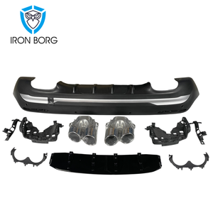 Kit Staffa Diffusore Terminale di Scarico per Paraurti Posteriore <span class=keywords><strong>Mercedes</strong></span>-Benz <span class=keywords><strong>GLA</strong></span> H247/W247 - Product Image 6