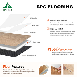 Revêtement <span class=keywords><strong>de</strong></span> sol en vinyle SPC à clipser écologique 5mm 6mm 7mm, résistant à l'eau, antidérapant, design <span class=keywords><strong>chevron</strong></span> pour hôtels et bureaux - Product Image 5
