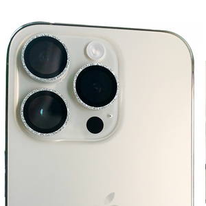 Kaca Film Pelindung Lensa Kamera Belakang iPhone 15 Promax Flash Diamond Mobile Phone Lens Tempered Glass Film dengan Berlian - Product Image 2