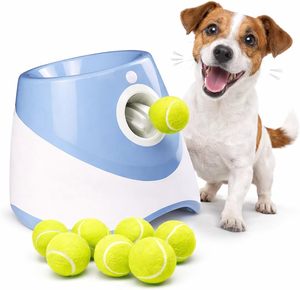 Lanzador Automático de Pelotas para Perros con 3 Distancias de Lanzamiento de 10-30 Pies, Juguetes Interactivos para Interiores y Exteriores con 3 Pelotas de Tenis - Product Image 2