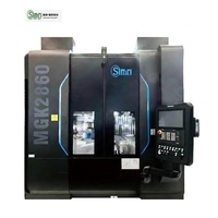 Máquina Rectificadora Vertical CNC Automática para Piezas de Gran Diámetro, Rectificadora Interna y Externa Multifunción con Sistema Fanuc