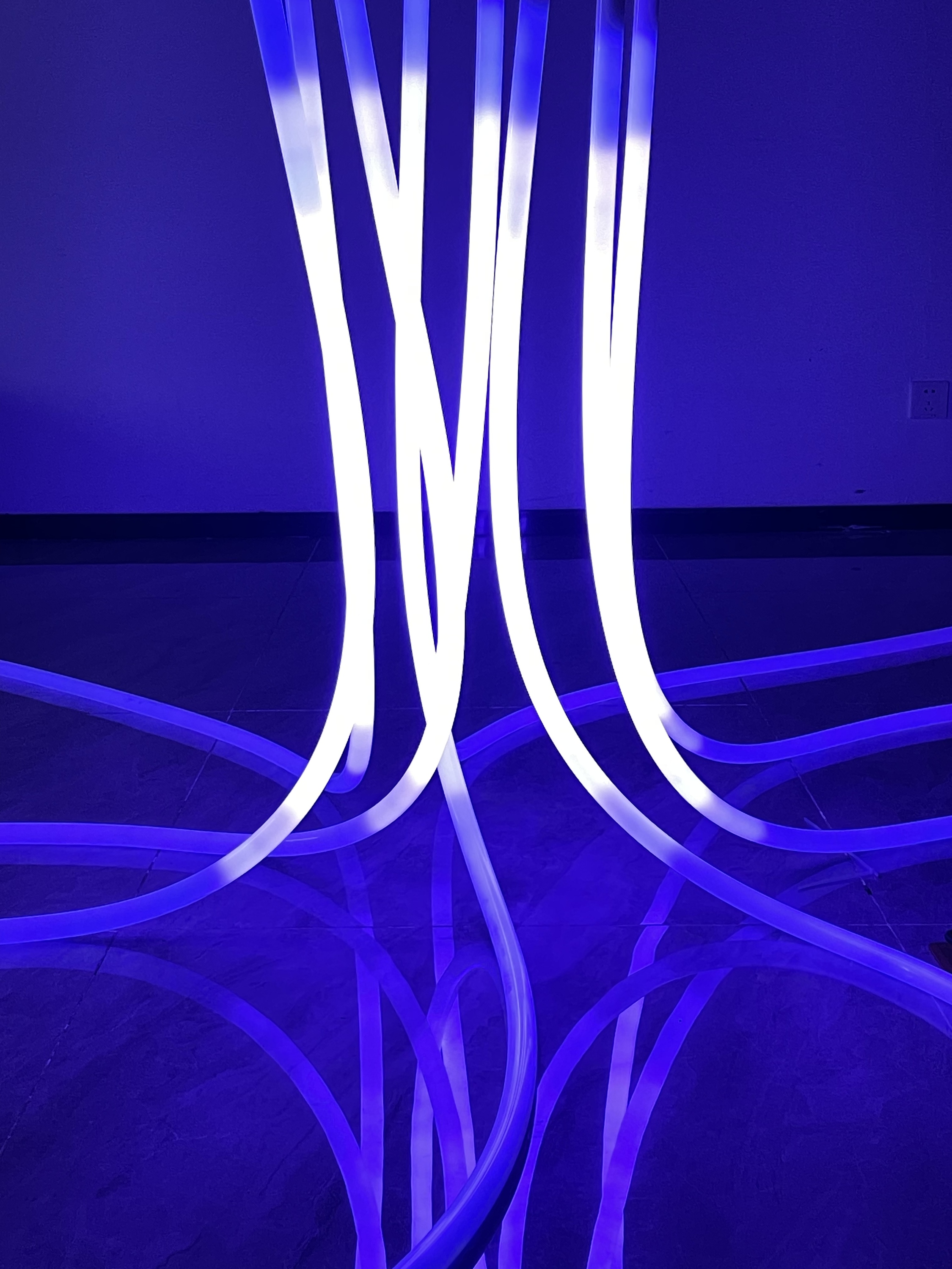 360 Led Pixel Flex Neon Tube 24V RGBW UCS1903 Flexible Pixel Tube Club Lights Programmable Black Music Festival
