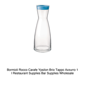 Carafe Bormioli Rocco Ypsilon Brio 1 L avec couvercle bleu - Product Image 2