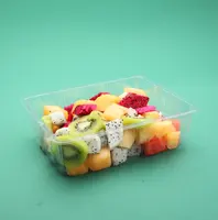थोक उच्च गुणवत्ता वाले प्लास्टिक पालतू जानवर फल सब्जी पैकेजिंग कंटेनर बॉक्स