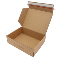 Boîtes aux lettres d'affranchissement pour vêtements en carton ondulé imprimé de logo personnalisé Boîte d'avion en carton
