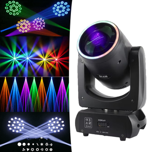 Moving Head Beam 200W 15 Prism Sharpy <strong>Light</strong> DMX512 Spot Rainbow RGBW Dj Event Stage <strong>Light</strong> DJ Disco Gobo Beam Moving Head <strong>Light</strong> - Product Image 1