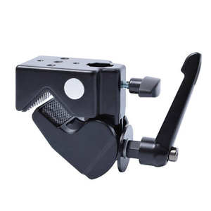 Super Clamp para Estudio Fotográfico, Tornillo de 1/4" y 3/8", Espiga de 5/8", Aluminio Fundido Sólido, Rango de Sujeción de 0.5-2.1", Iluminación para Fotografía y Video - Product Image 5