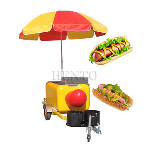 Tricycle de chariot de nourriture d'opération facile/<span class=keywords><strong>remorque</strong></span> chariot de nourriture/chariot de nourriture de hot-dog - Product Image 5