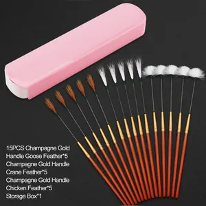 Modern Aço Inoxidável Goose Earpick Removedor De Cera Set Luminous <span class=keywords><strong>Ear</strong></span> Pick Cureta Orelha Ferramenta Limpa para Earwax Cleaner Kits Partes - Product Image 5