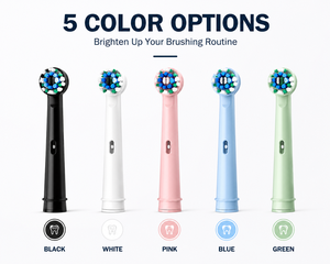 Emballage personnalisé en marque privée pour produits d'hygiène bucco-dentaire, têtes de brosse à dents électriques compatibles avec des recharges à poils doux - Product Image 1