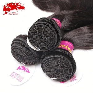 Fasci di capelli umani Remy ondulati all'ingrosso da 10-30 pollici, 100% vergini cambogiani, a doppia trama, con trama a macchina, senza perdita di capelli, più scuri - Product Image 5