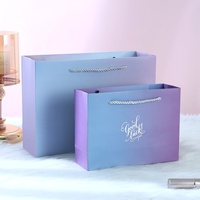 Haut de gamme grand papier couché Kraft carton boîte d'emballage cadeau vide anniversaire nouvel an Souvenir cadeau dossier nouveau Design