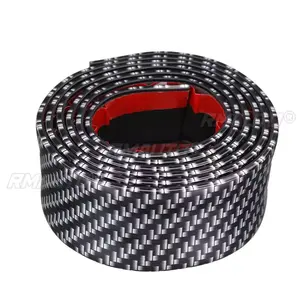 Protector de Umbral de Puerta de Coche, Protector de Parachoques, Tira Protectora de 100 cm, Película Adhesiva de Fibra de Carbono Antiarañazos para Coche, SUV, Camioneta, Universal - Product Image 3