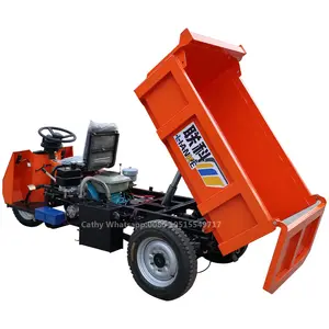 LK135D Mini Diesel Wheel Track Carrier 1.5Ton Dumper Mini Cargo vendita In Indonesia