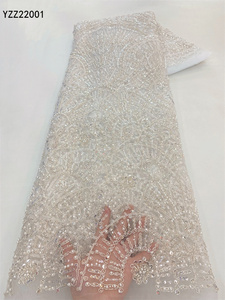 2024 Chất Lượng Cao Đầy Màu Sắc Đính Cườm <span class=keywords><strong>Sequin</strong></span> Thiết Kế Ren Thêu Ren Vải Cho Phụ Nữ Đảng - Product Image 3