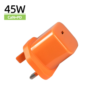 Fast Charger with US <b>Plug</b> Portable Compact Light-Weight Pocket QC3 <b>USB</b>-<b>C</b> Type-<b>C</b> for Sumsung Certificated PD 45W - Product Image 1