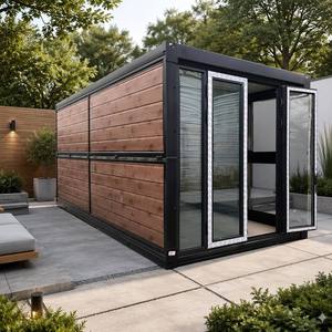 Maison conteneur modulaire préfabriquée pliable et extensible de 20 pieds de qualité supérieure pour entrepôt, <span class=keywords><strong>garage</strong></span> et logements du personnel sur chantier - Product Image 3