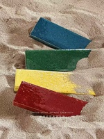 Nouvelles Tuiles Murales en Céramique FANXIXI 55x165mm 8mm d'épaisseur, Recyclées, Écologiques, Fabriquées à la Main, Antidérapantes et Antibactériennes