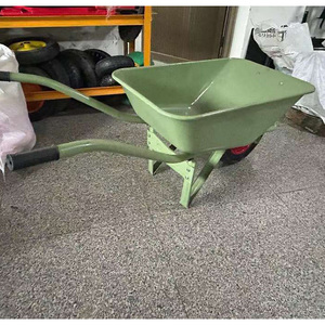 WB2203 58L Gerobak Dorong Galvanis untuk Industri dan Kebun, Gerobak Dorong Tugas Berat, Gerobak Dorong Konstruksi - Product Image 3