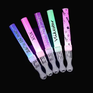 Prezzo economico produttore LOGO personalizzato marchio stampato attività promozionali per feste da concerto Led 3 modalità lampeggiante Stick luminoso