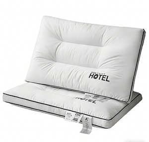 <span class=keywords><strong>Oreiller</strong></span> de cou minimaliste en coton écologique, personnalisé pour hôtels cinq étoiles, soutien lombaire, aide au sommeil, pour la maison - Product Image 1