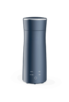 Bouilloire Électrique de Voyage Portable Mini Chauffe-Eau 4 Réglages de Température Acier Inoxydable 304 Capacité 320ml Maison et Voiture